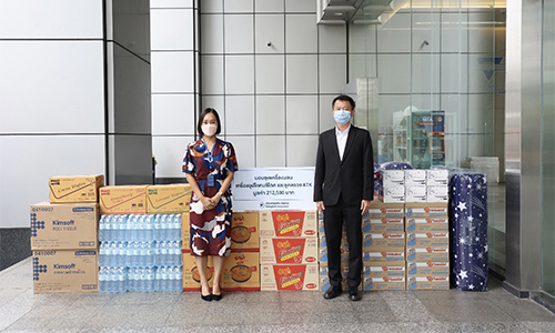 BKI สนับสนุนการดูแลผู้ป่วยโควิดของศูนย์พักคอยชั่วคราว เขตสาทร