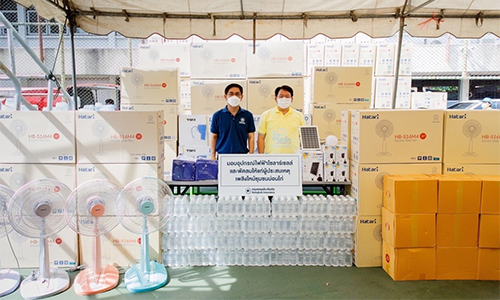 BKI มอบเครื่องใช้ไฟฟ้ากว่า 2 แสนบาท ช่วยผู้ประสบเพลิงไหม้ชุมชนบ่อนไก่