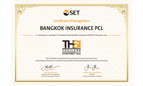 BKI โดดเด่นด้าน ESG ได้รับคัดเลือกอยู่ในรายชื่อหุ้นยั่งยืน THSI ประจำปี 2565